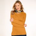 Pull col dégagé