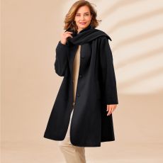 Manteau ample en laine