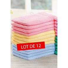 Set van 12 washandjes