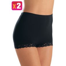 Shorty avec dentelle x2