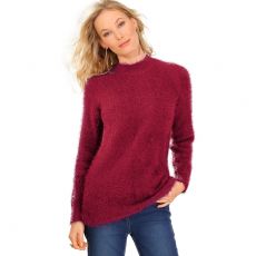 Pull "poilu" col montant