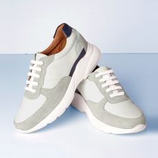 Trendy leren sneakers