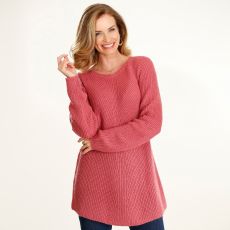 Pull-tunique maille anglaise