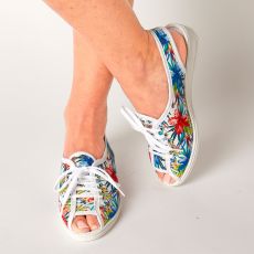 Sandales imprimées à lacetSand