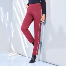 Pantalon en twill avec strass