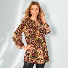 Blouse imprimée col V