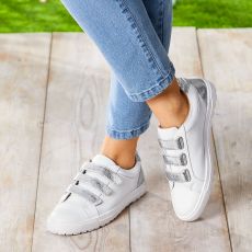 Baskets tendance en cuir