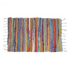 Tapis recyclé multicolore