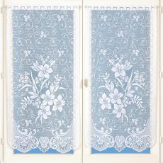 Paire de rideaux motif floral