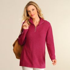 Pull en maille extensible