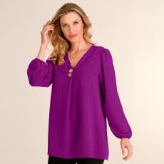 Blouse à pli couché