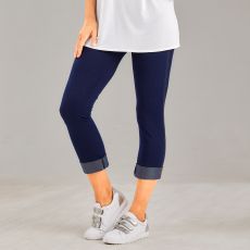 7/8-legging met denimeffect